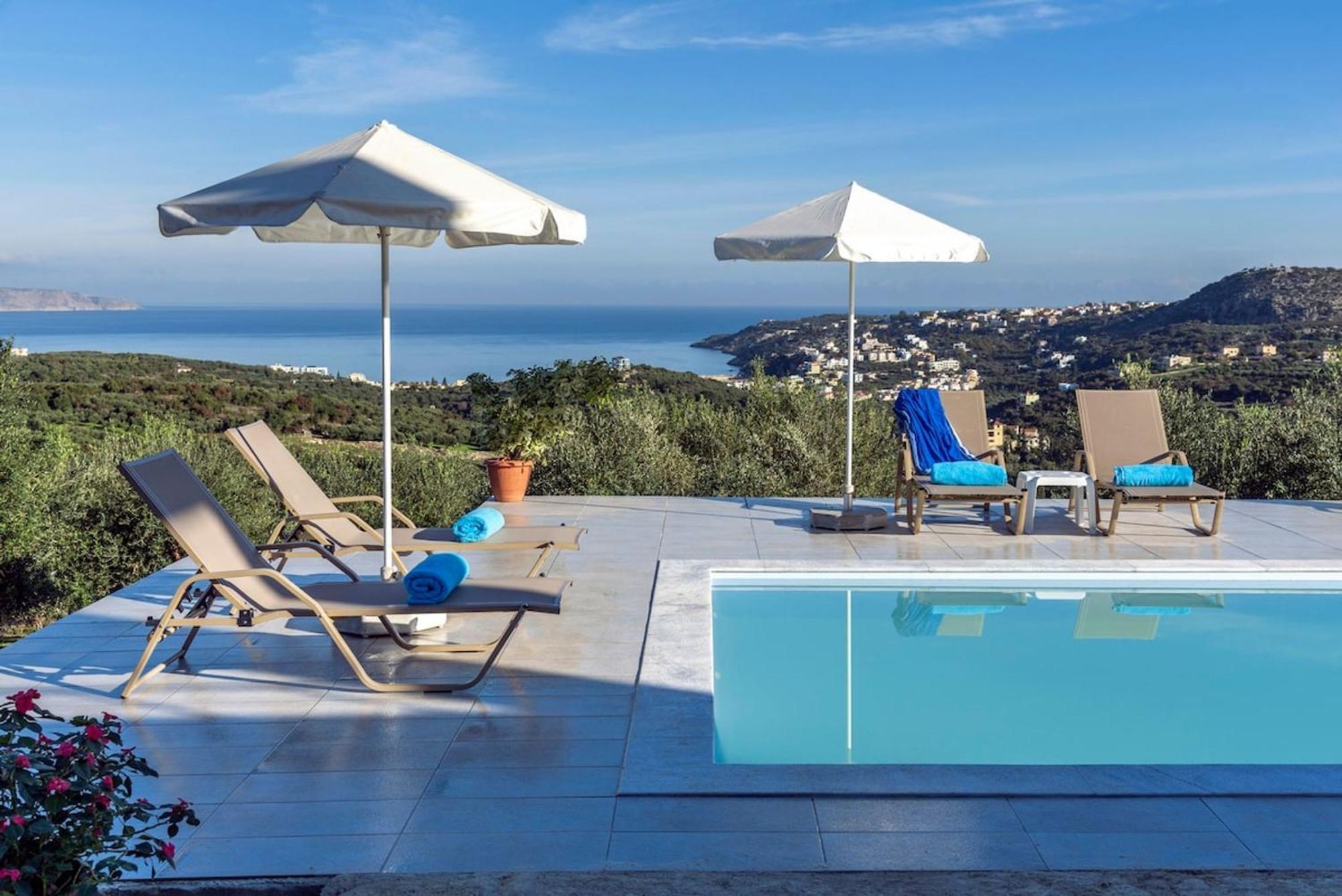 Villa Konstantinos Hilltop Vineyard Escape Almirida Eksteriør billede