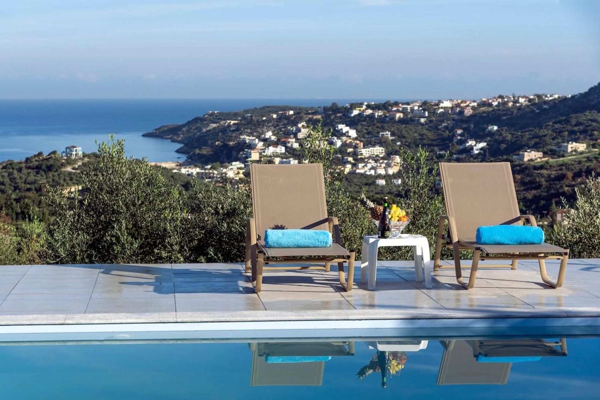 Villa Konstantinos Hilltop Vineyard Escape Almirida Eksteriør billede