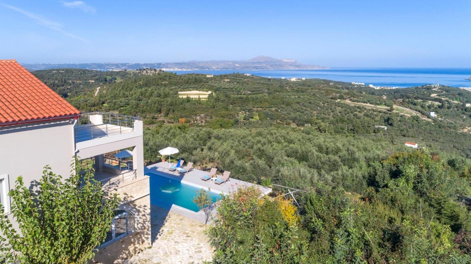 Villa Konstantinos Hilltop Vineyard Escape Almirida Eksteriør billede