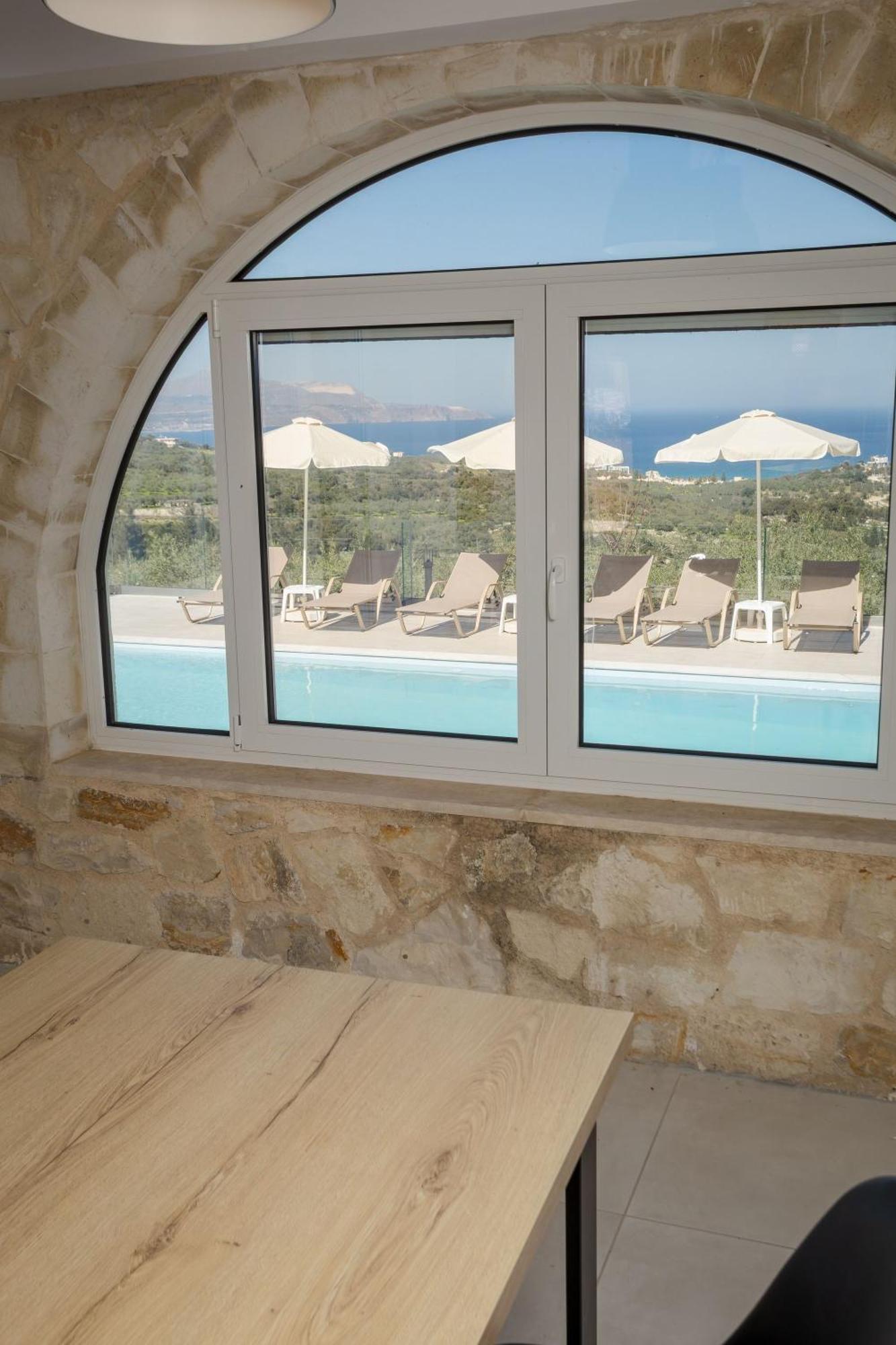 Villa Konstantinos Hilltop Vineyard Escape Almirida Eksteriør billede