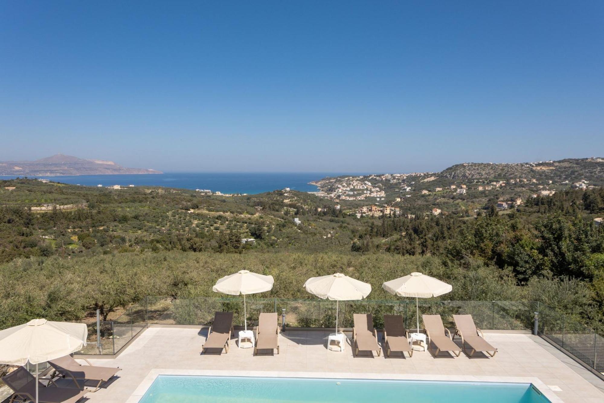 Villa Konstantinos Hilltop Vineyard Escape Almirida Eksteriør billede