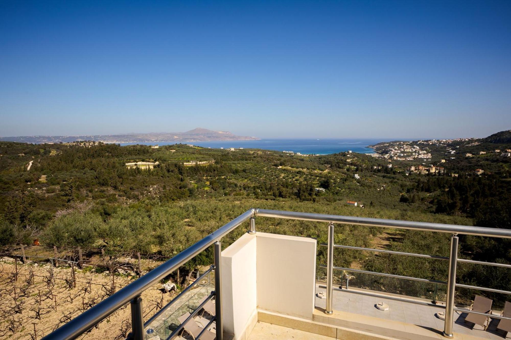Villa Konstantinos Hilltop Vineyard Escape Almirida Eksteriør billede