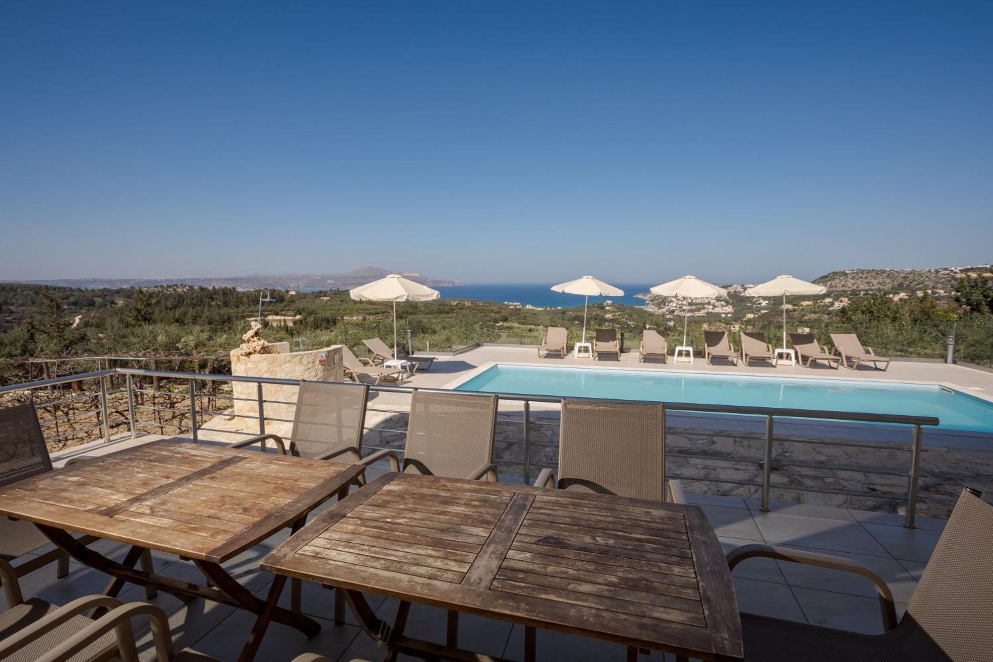 Villa Konstantinos Hilltop Vineyard Escape Almirida Eksteriør billede